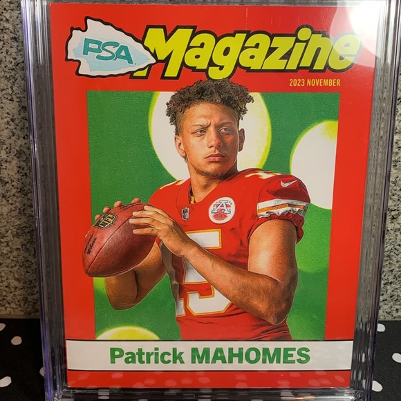 Patrick Mahomes PSA Magazine Nov 2023 CGC Grade Full Size High Quality KC Chiefs - Picture 4 of 9